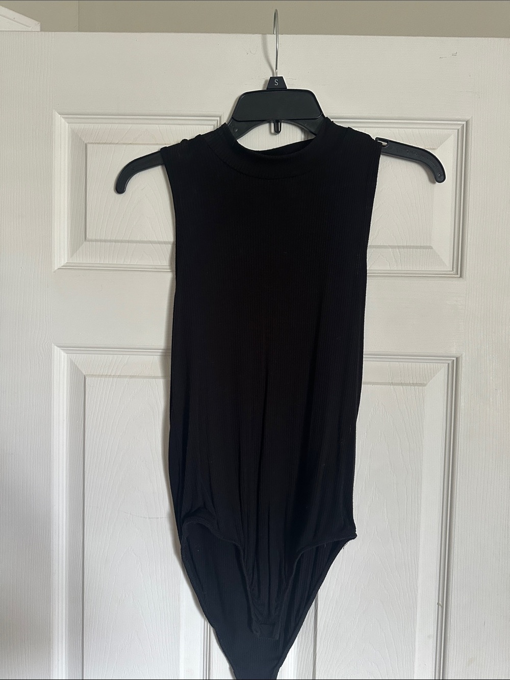 Black Sleeveless Bodysuit